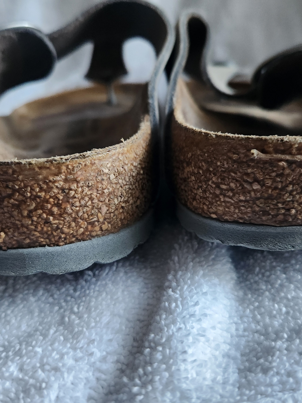 Birkenstock Gizeh Big Buckle Dove Gray Size 37 Sandals - Picture 4 of 5
